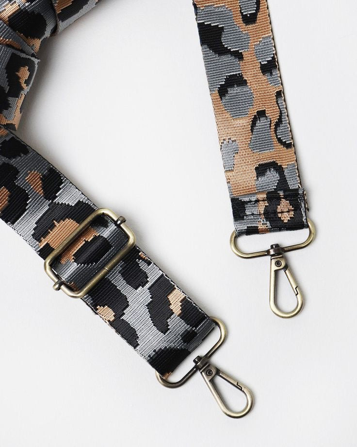 GREY CROSSBODY SHOULDER STRAP FOR HAND BAGS