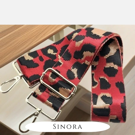 RED CROSSBODY SHOULDER STRAP FOR HAND BAGS