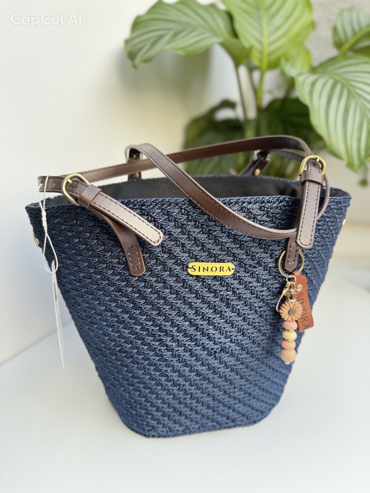 NAVY MAXI BAG