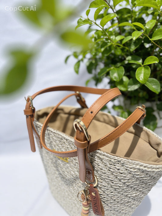 BEIGE MAXI BAG