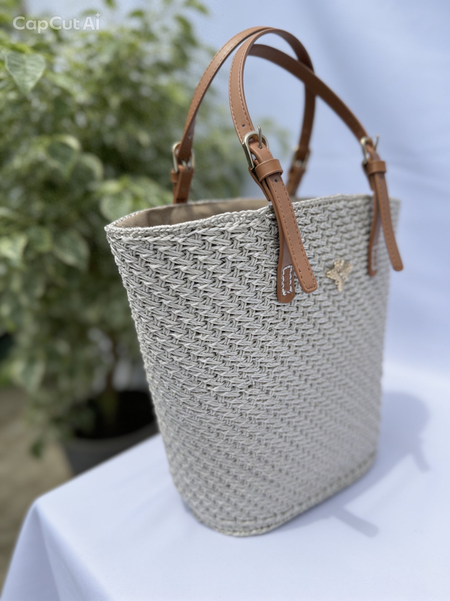 BEIGE MAXI BAG