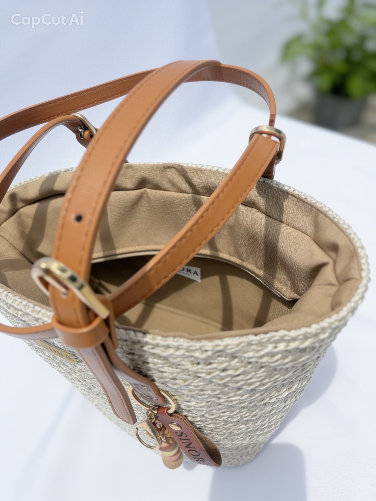 BEIGE MAXI BAG