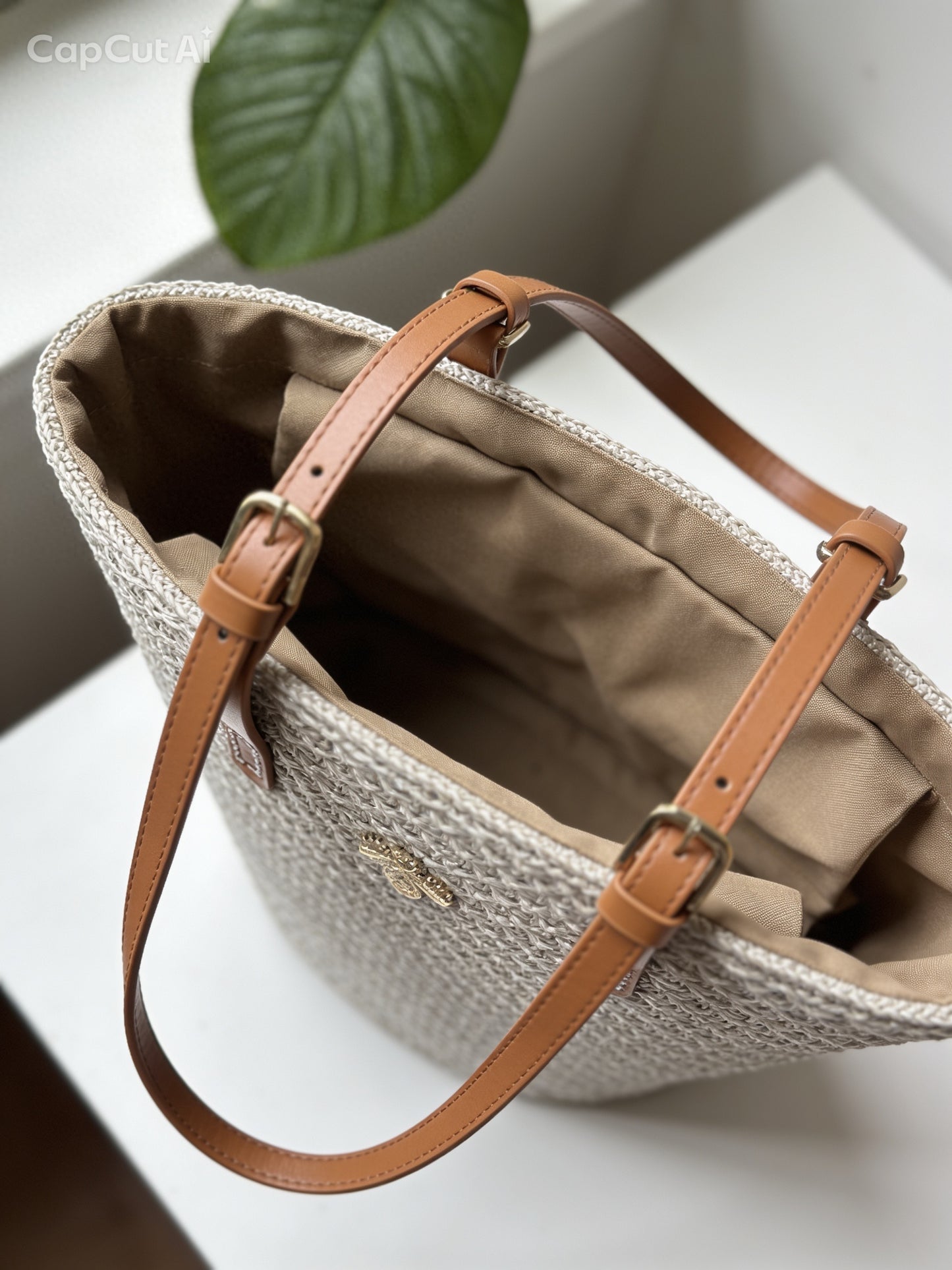 BEIGE MAXI BAG