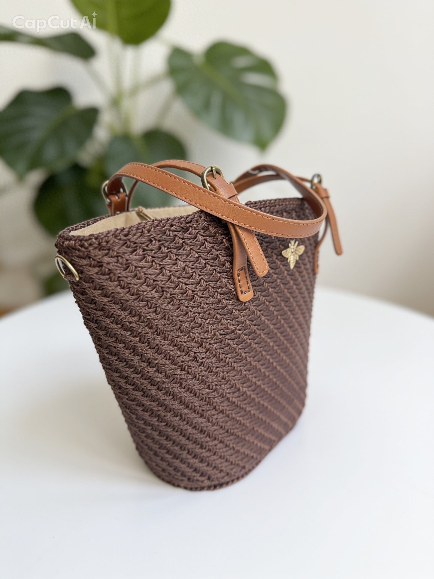 CHOCOLATE BROWN MAXI BAG